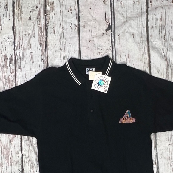 Arizona Diamondbacks New MLB Baseball Vintage 1990s Polo Golf Shirt - Picture 3 of 6